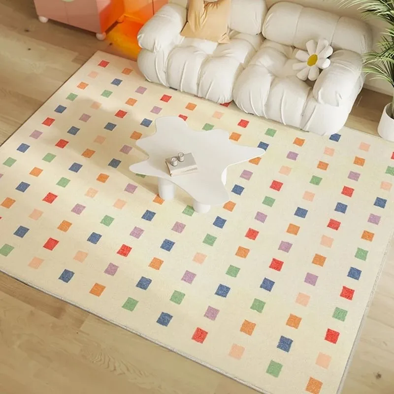 Nordic Style Simple Carpet Living Room Decor Sofa Table Lounge Absorbent Bathroom and Entrance Door Rug Decor Non-slip Floor Mat