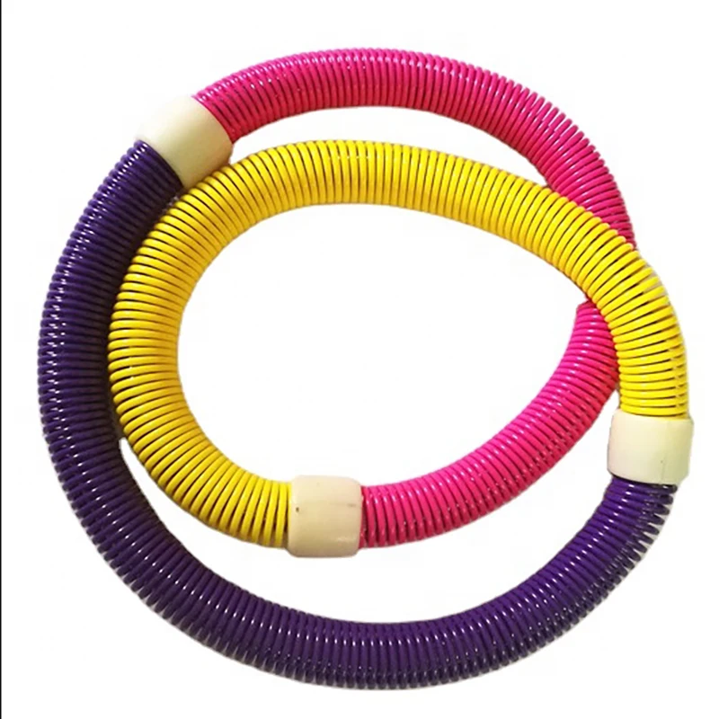 Easy Carry Spring Hula Fitness Hoop per vita sottile allenamento per adulti perdita di peso Sport Hoop