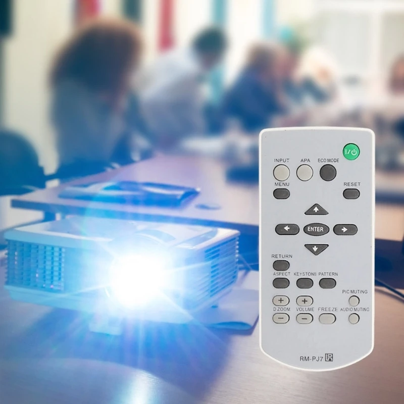 Convenient Remote Control Compatible for RMPJ7 RMPJ6/PJ10/PJ12/PJ17/PJ8 Multiple Projector Models Long Last Use