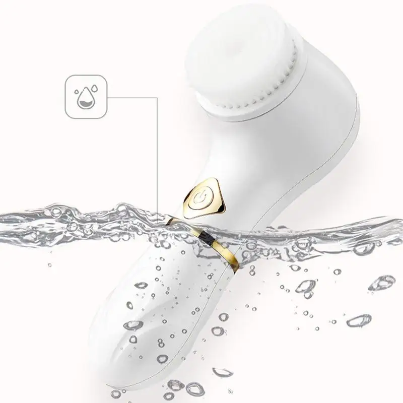 Waterproof Facial Cleansing Brush For Men & Women Rechargeable Rotating Exfoliating Electric Face Scrubber Cleanser Brush