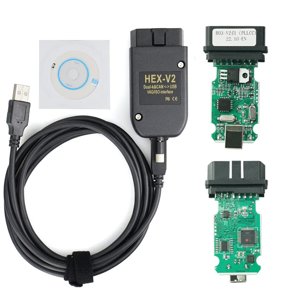 

2024 VCDS Interface VCDSCAN HEX V2 Update 24.7 FOR VW For AUDI Skoda Seat Multi-Language Car Autocom Diagnostics Tools