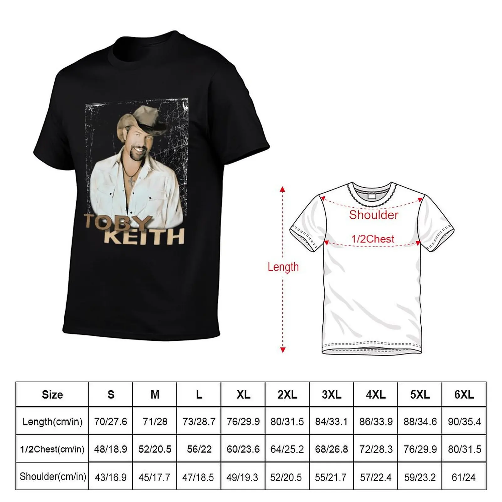 Vintage Toby Keith Version 90S T-Shirt High Elasticity Sports T-Shirt
