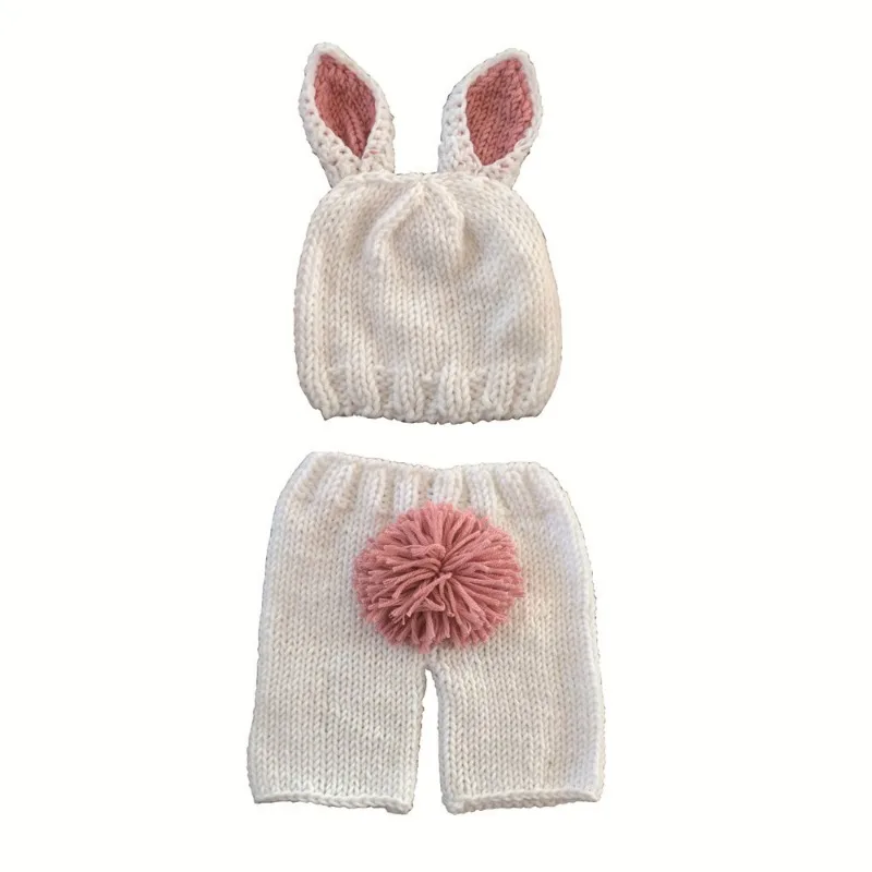 

Одежда для фотосъемки новорожденных, костюм маленького кролика, детский комплект, студийный детский костюм для фотосъемки в полнолуние, реквизит для фотосъемки