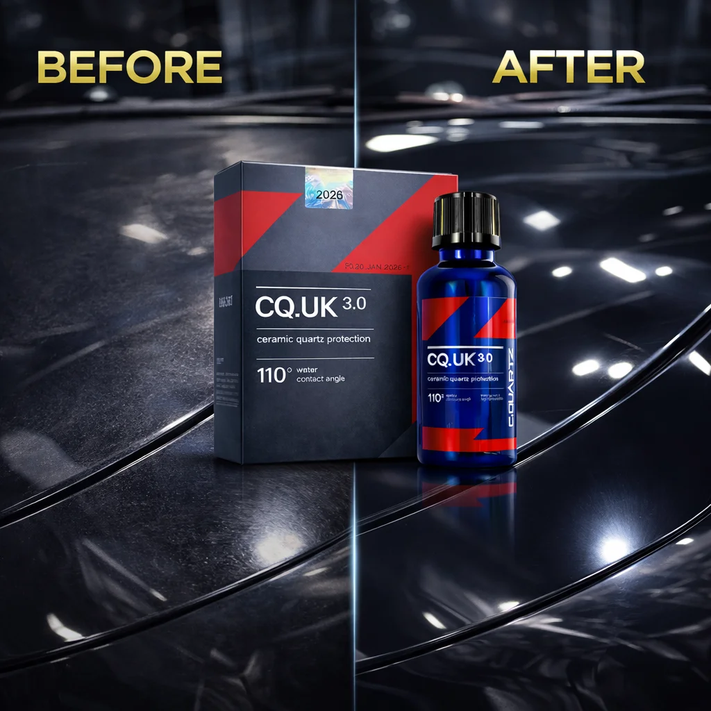 Car Ceramic Coating CAR CQUARTZ UK 3.0 Based Nanotechnology Bonds To Paint Glass Metal and Plastic Paint Care CQ UK 3.0