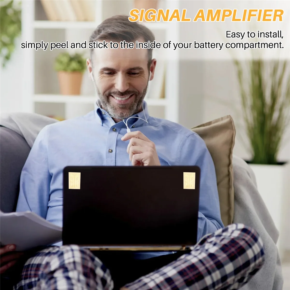 10PCS Gen x เสาอากาศกลางแจ้ง Camping โทรศัพท์มือถือการเพิ่มประสิทธิภาพสัญญาณ Booster ปรับปรุงสัญญาณเสาอากาศ Booster สติกเกอร์