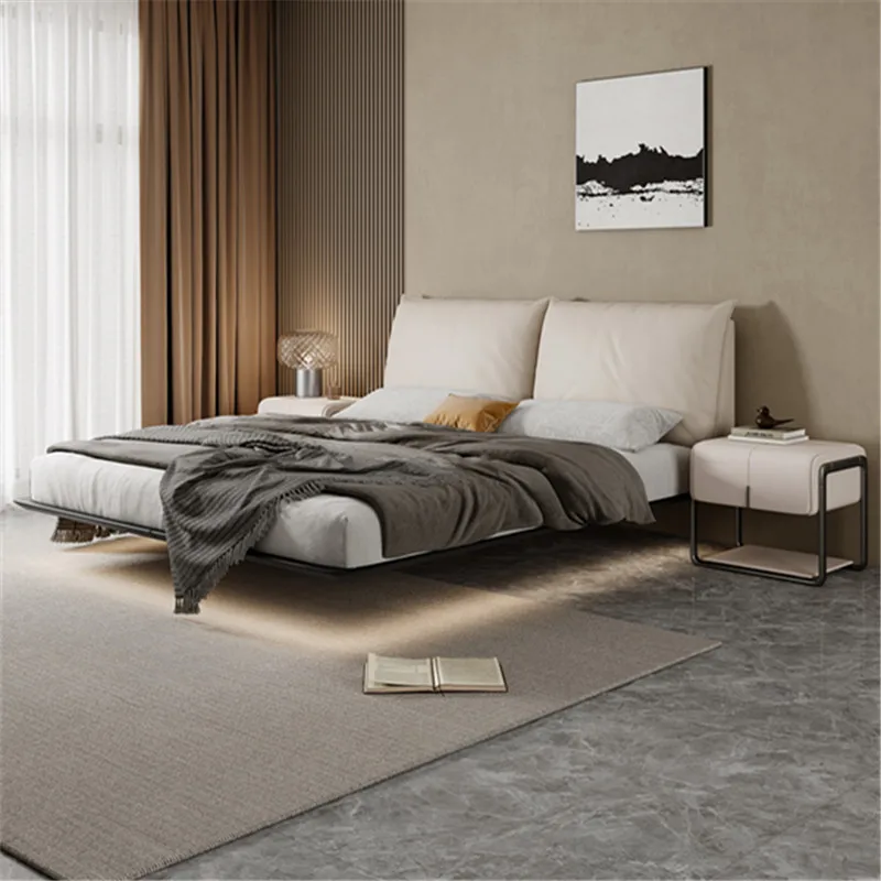 Luxury Space Saving Bedside Table Creative Modern Nightstands Storage Design Mesitas De Noche Dormitorio Bedroom Furniture