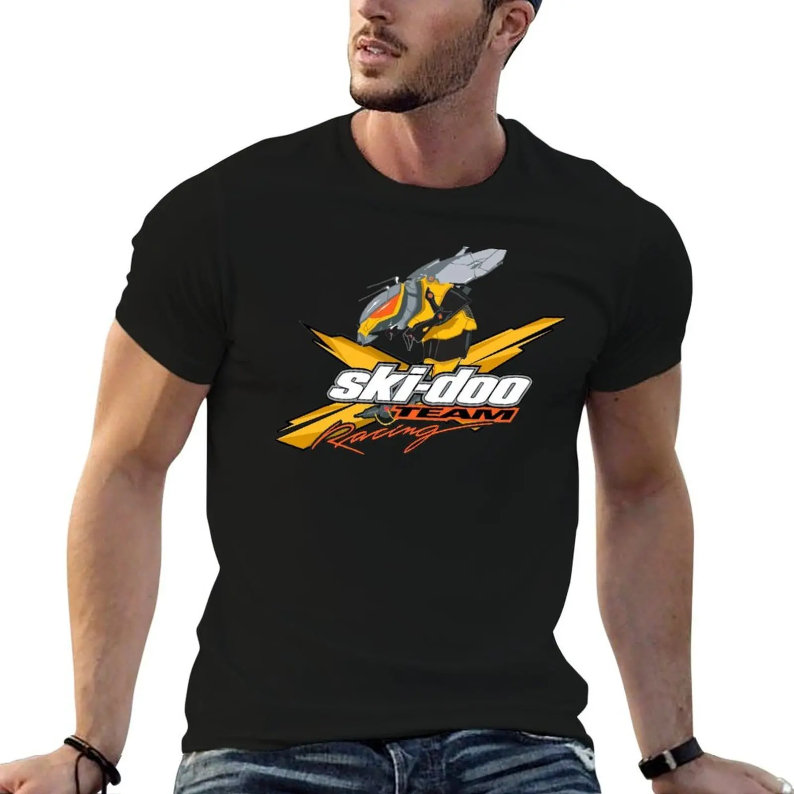 

Ski-Doo Logo T-Shirt man t shirt cotton t shirt man plain T-Shirt