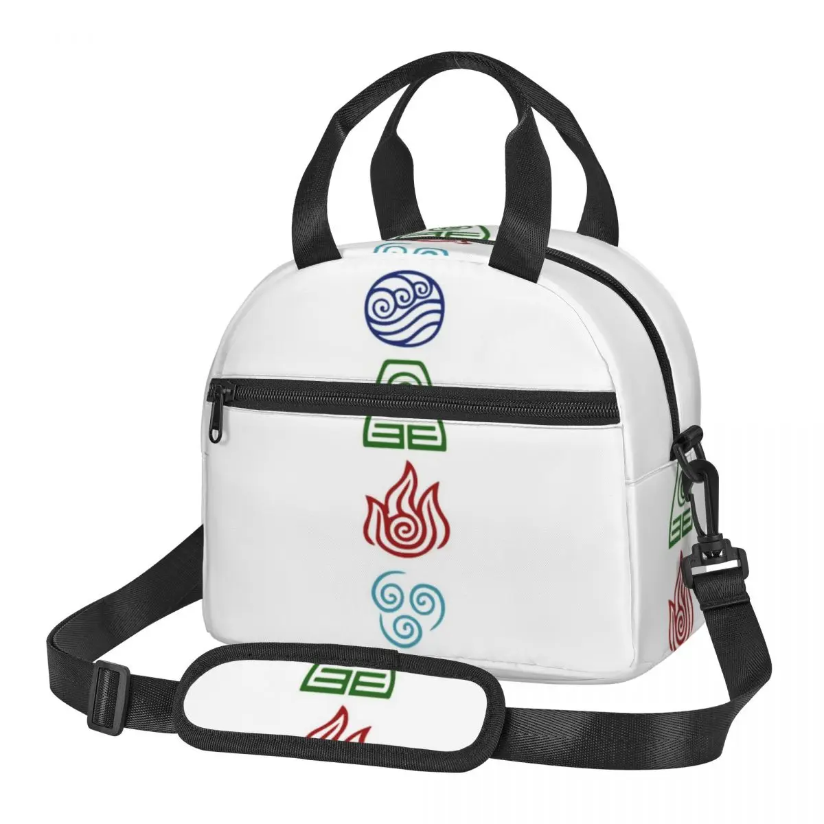 

Аватар, четыре элемента, сумки для обеда, изолированная коробка для бенто, герметичная сумка для обеда, сумки для пикника, сумка-холодильник для женщин и девочек