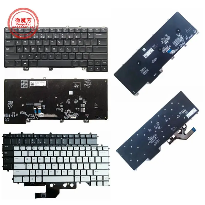 

Backlight US Keyboard for Dell Alienware M17 R3 M15 R2 M17 R2 2019 Year Area 51m R2 15 R4 006T78