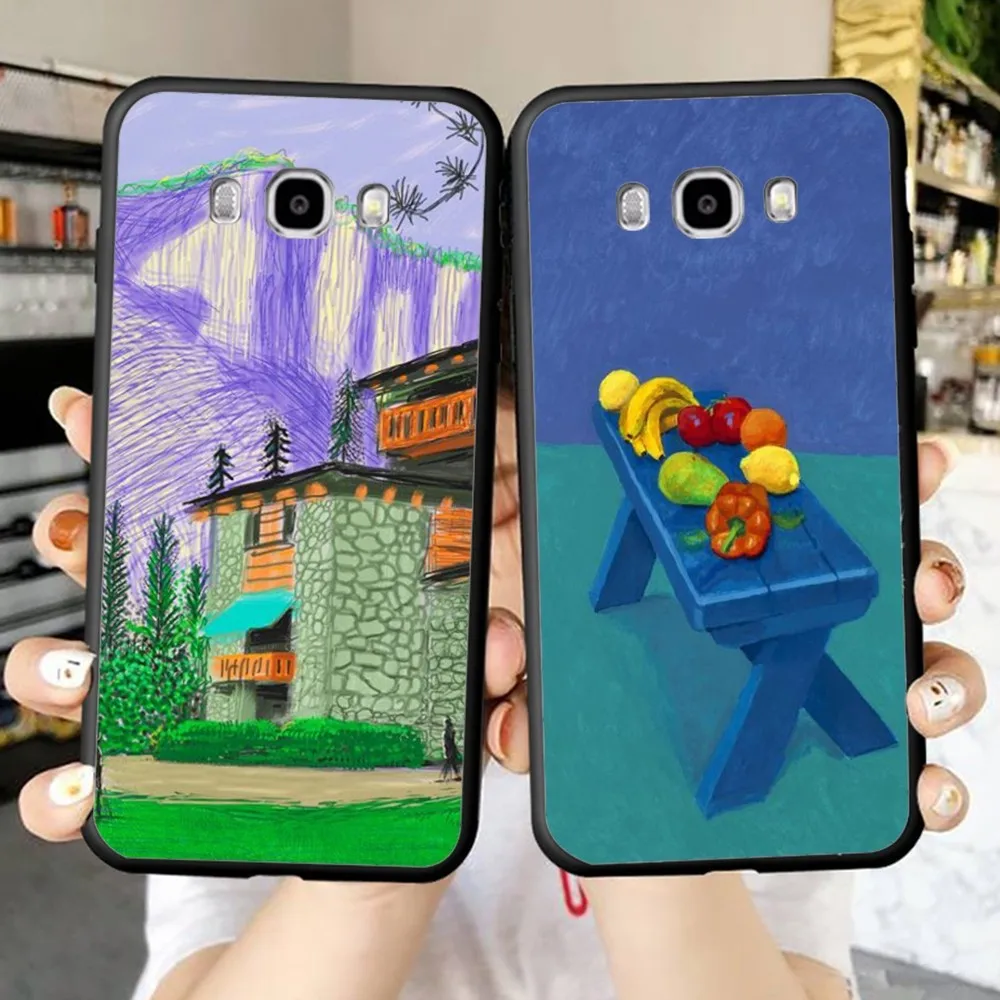 

David Hockney Art Phone Case For Samsung J 7 Plus 7core J7 Neo J6 Plus Prime J6 J4 J5 Mobile Cover