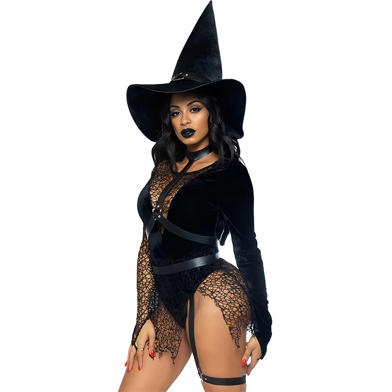 

Sexy Demon Cosplay Costumes Women Halloween Witch Role Playing Uniform Seduction Party Nightclub Performance Show Stage Wear