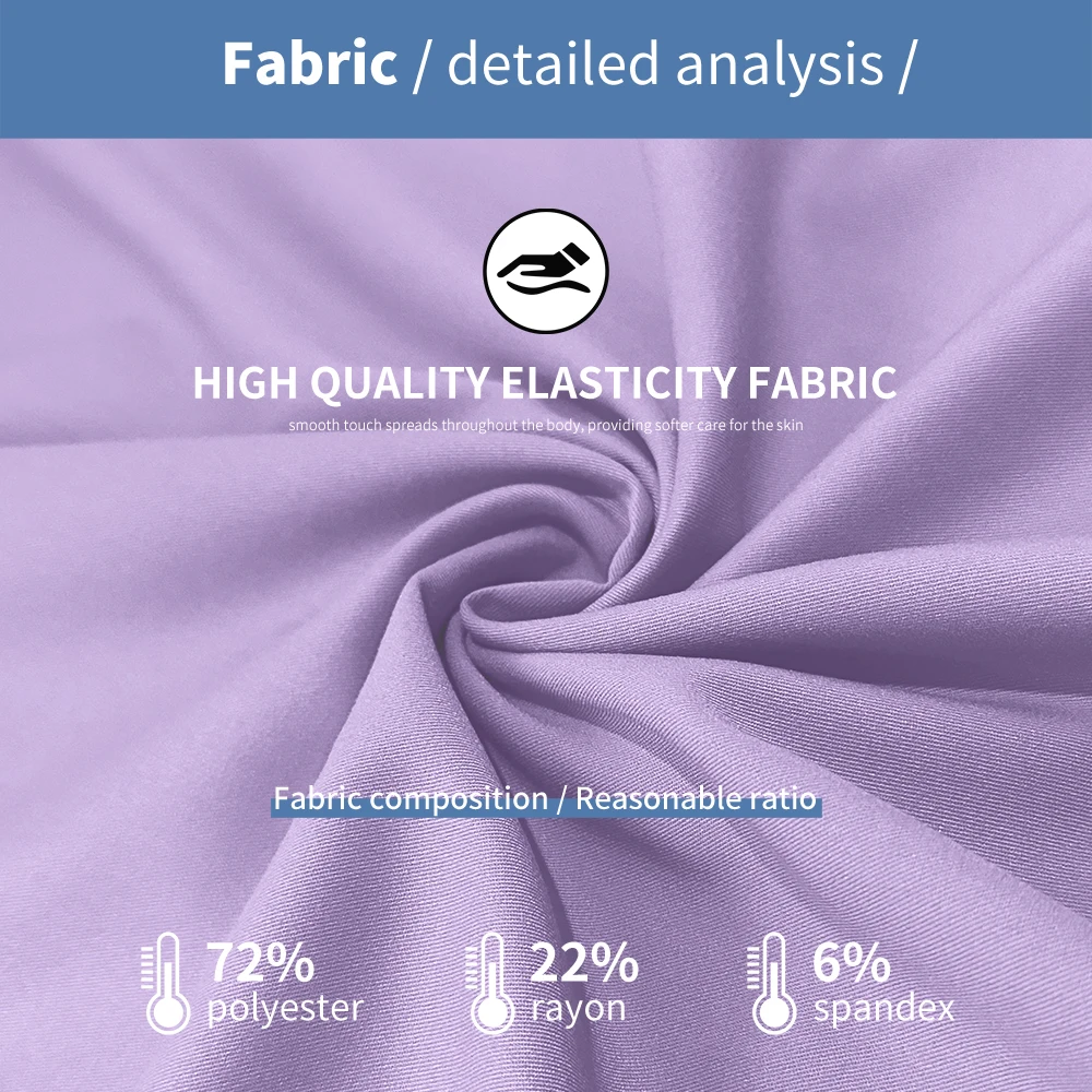 Niaahinn Spa Uniform Women Scrubs Suit Short Sleeved V-neck Surgical Nursing Set Multicolor Pet Grooming Doctor Medical Workwear