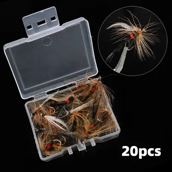 5/10/20Pcs Insects Flies Fly Fishing Lures Dragonfly Topwater Bait Dry FliesTrout Artificial Caddisfly Dries  Best5