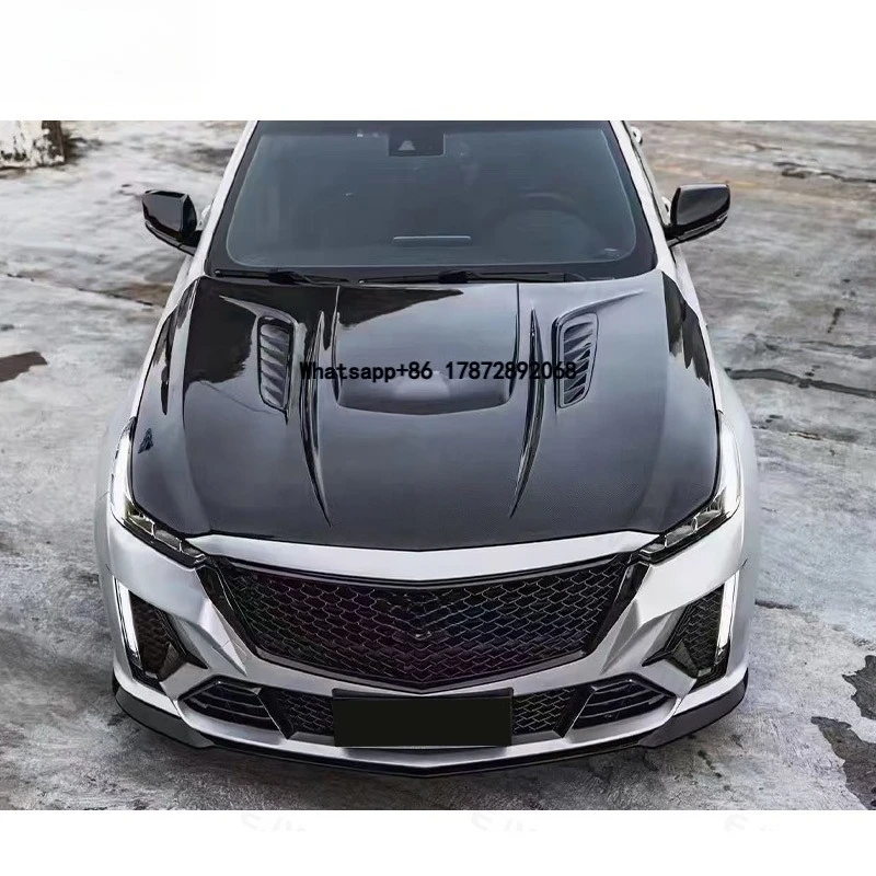 

New High Quality Carbon Fiber Hood for 2020+ for CT5 Retrofit Upgrade MBJ-2 Style Bolt-On 1 Year Warranty Black