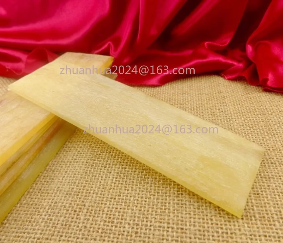 

1 шт. A18 натуральный лист с рогами яка, заготовки для ножей, тарелка, весы, материал ручки «сделай сам»