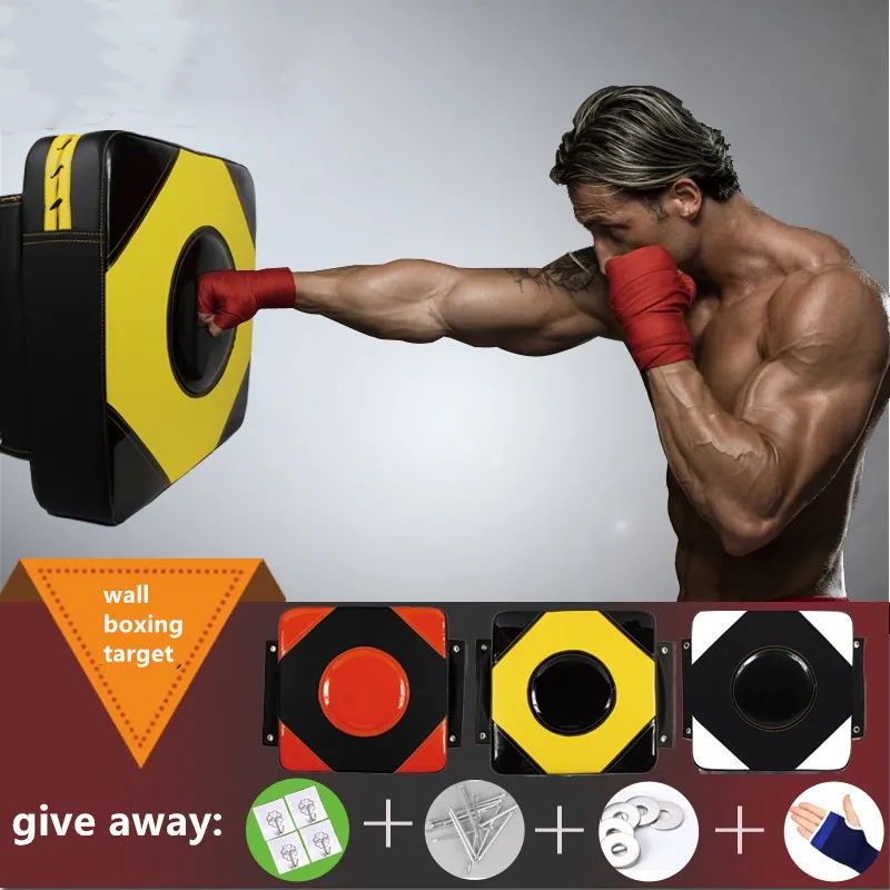 

Faux Leather Wall Punching Pad Boxing Punch Target Training Sandbag Sports Dummy Punching Bag Fighter Martial Arts Fitness