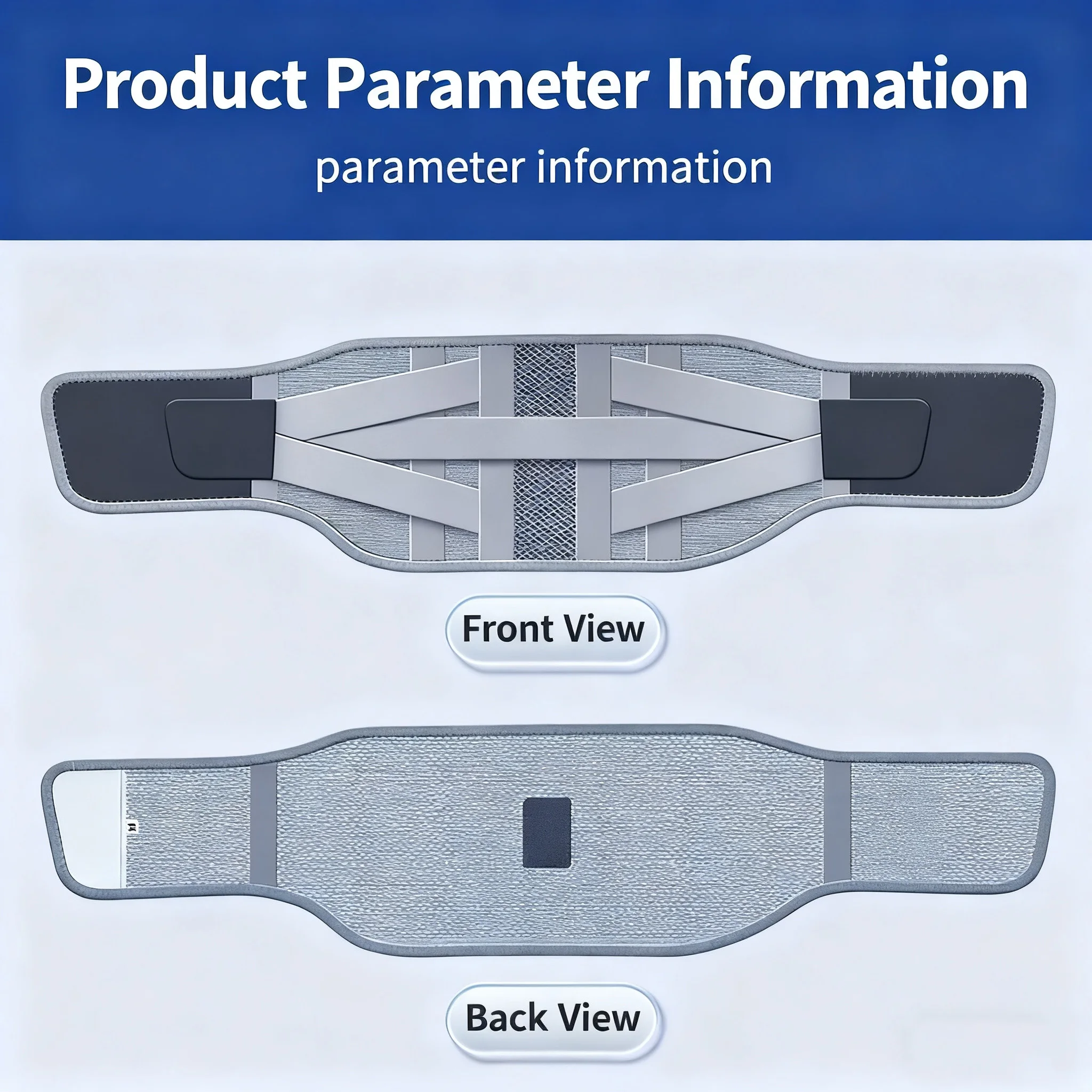 

Регулируемый пояс-корсет для спины с поддержкой поясницы, дышащий, комфортный, для тренировок