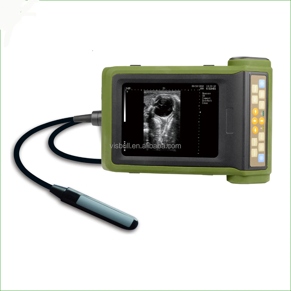 RKU10 Veterinary Ultrasound Scanner Pregnancy Cow bovine equine ovine canine feline goat swine llama veterinary rectal probe