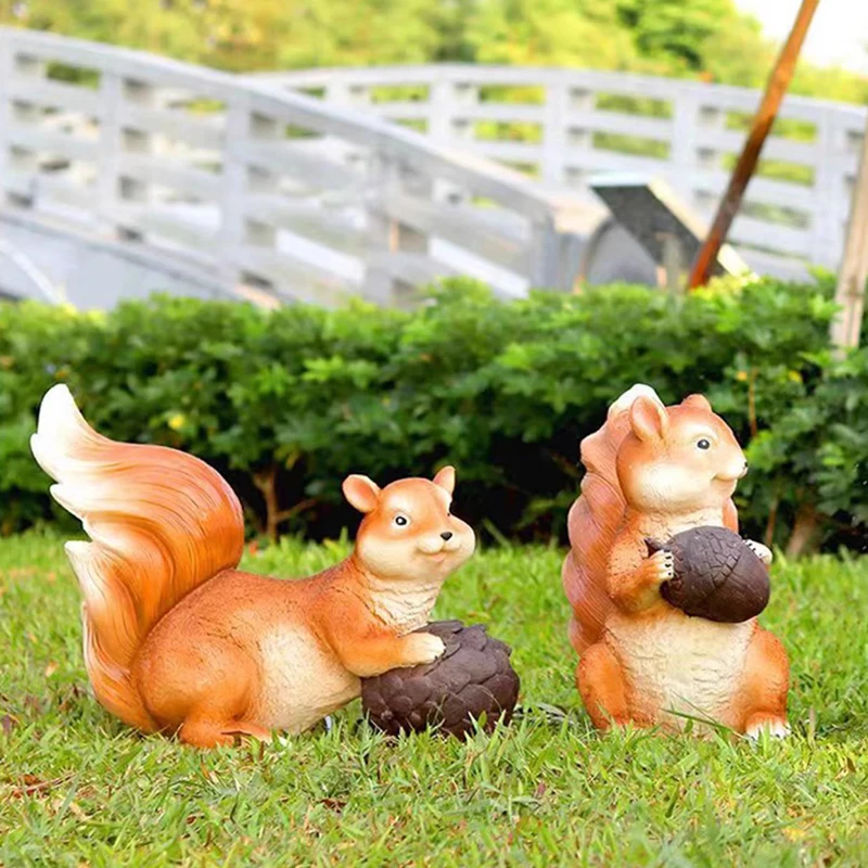 Squirrel Trendy Lighting Animals Landscaping Waterproof Yard Creative Outdoor Light Designer Lampa Ogrodowa Garden Decorations
