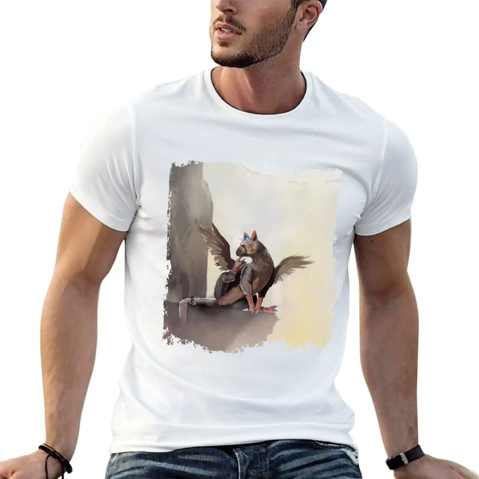 

The Last Guardian Trico (original) T-Shirt anime tshirt man t shirts for men casual T-Shirt