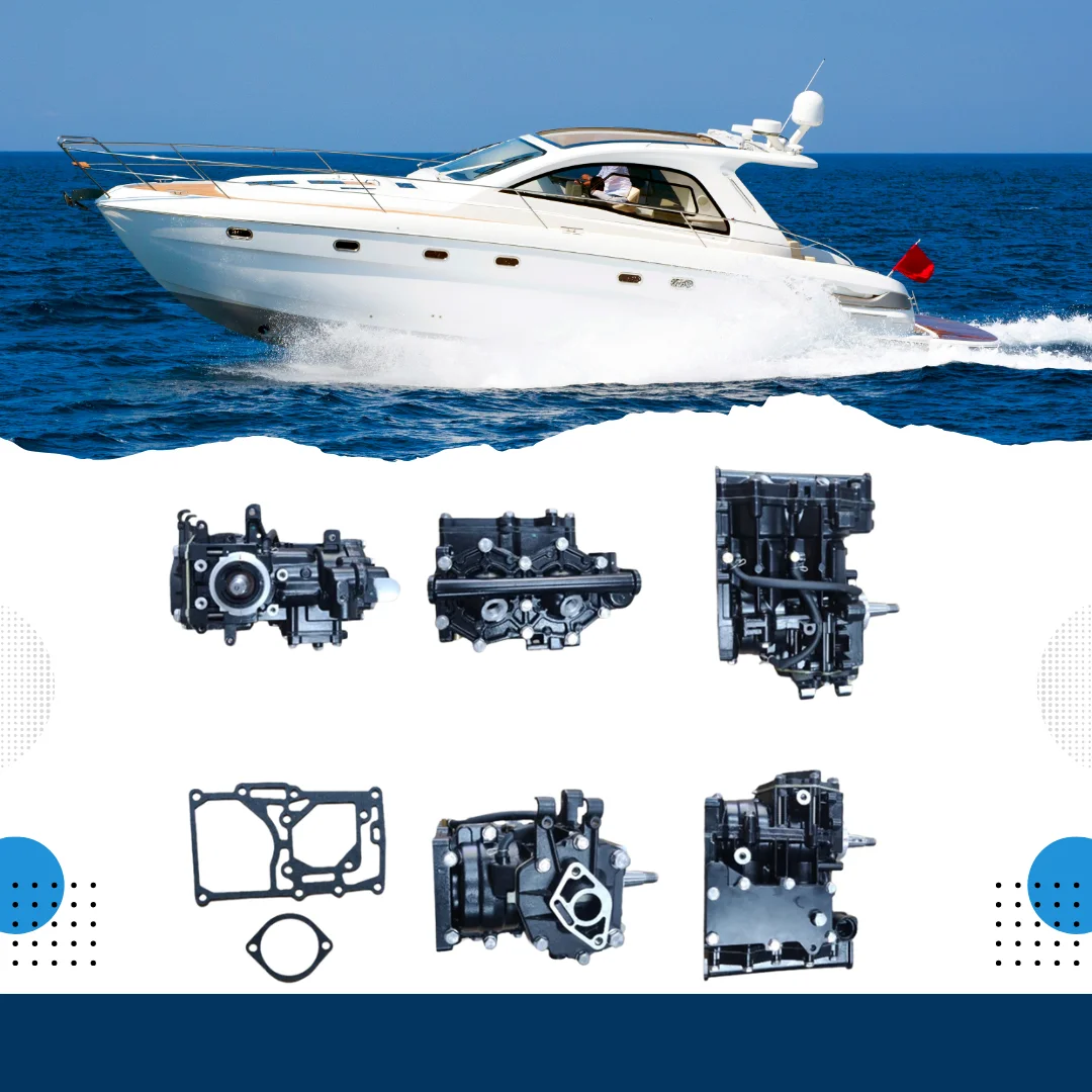 

Parsun 20HP 2-stroke Outboard Motor Engine Crankcase Head Assembly with Gasket for Boat Whole Sale