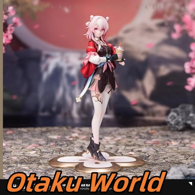 Presale Marth 7th 입상 모델 오리지널 Mihoyo Honkai Star Rai Marth 7th Hallowmas 역할 놀이 의상 애니메이션 귀여운 모델 선물