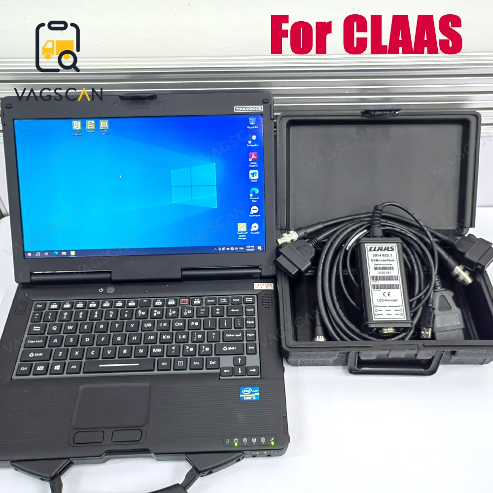 

FOR CLAAS diagnostic tool interface CANBUS MetaDiag Agriculture constructiontruck excavator diagnostic tool CF19 CF53 Laptop