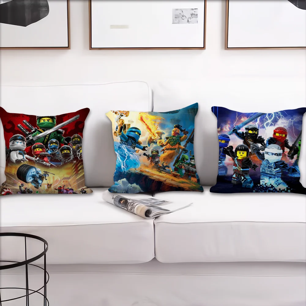 Living N-Ninjago Room Spinjitzu Headboard of Bedroom Office Cushion L-Lego Classic Cushion Masters Sofa Nap Time Pillow Case