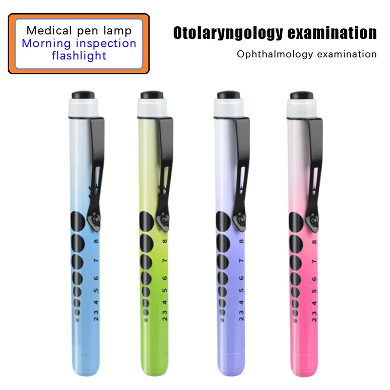 Medical Pen Light Portable Pocket LED Penlight Torch Otoscope Flashlight Ophthalmoscope For Doctor Nurse Emergency First Aid