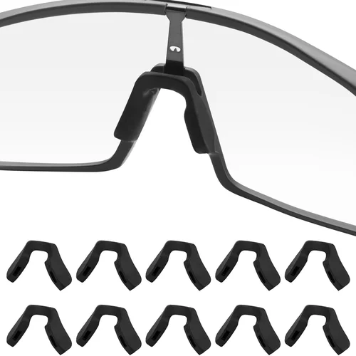 Imagen 1 del producto Almohadillas nasales negras de repuesto de goma de silicona E.O.S para Oakley Sutro Lite Sweep,Sutro Lite Sweep ventilado OO9465 marco multioplas