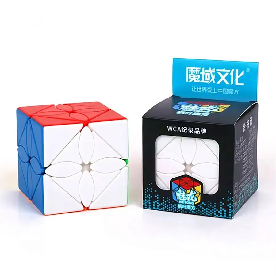 3X3 MoYu 에일리언 조합 매직 큐브 윈드밀 네잎 클로버 폴라리스 단풍잎 큐보 마지코 교육용 어린이 장난감 선물