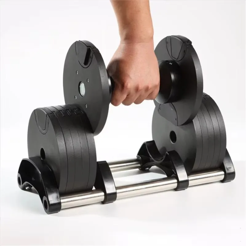 New Style Adjustable Iron Dumbbells Set Hot Selling Fitness Equipment for Home Use 30kg Weight Lifting on Sale