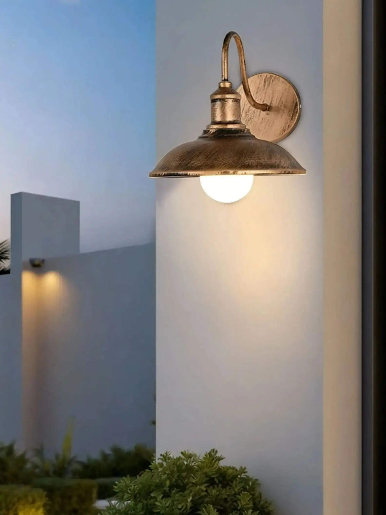 

Ретро-индустриальный черный настенный светильник, уличный водонепроницаемый фонарь, светильник с гибкой штангой, уличный светодиодный светильник (лампочка не входит в комплект)