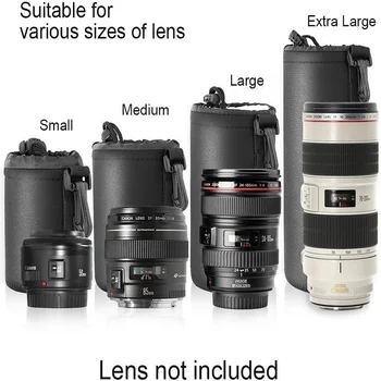 Selens Modische tragbare schützende DSLR-Kamera mit Kordelzug und weichem Objektiv, wasserdichte Fotostudio-Kits, Fotografie-Requisiten