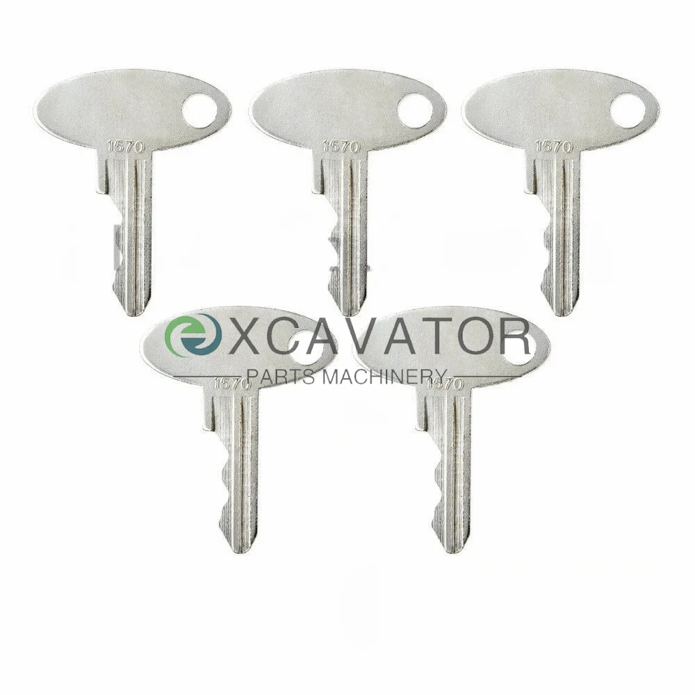 

5 Pcs 1570 Key For Ford New Holland Tractor Models Massey Ferguson Fuki M157