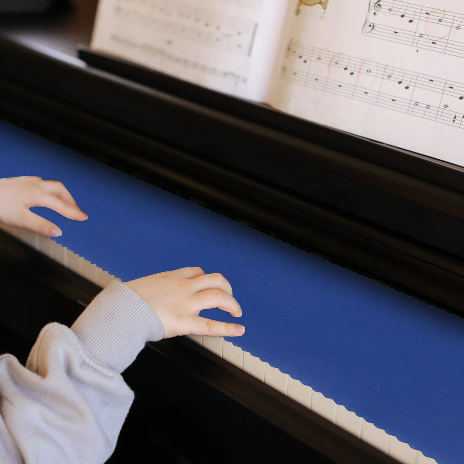 Cubierta de tela para teclado de Piano eléctrico, 88 teclas, duradera, lavable, protección a prueba de polvo para Pianos, cubierta para teclado de Piano