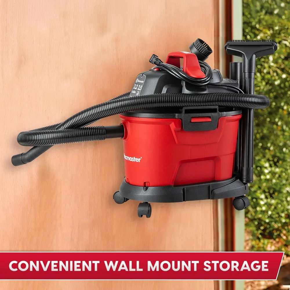 Aspirapolvere umido/secco da 3,2 galloni 2,5 HP