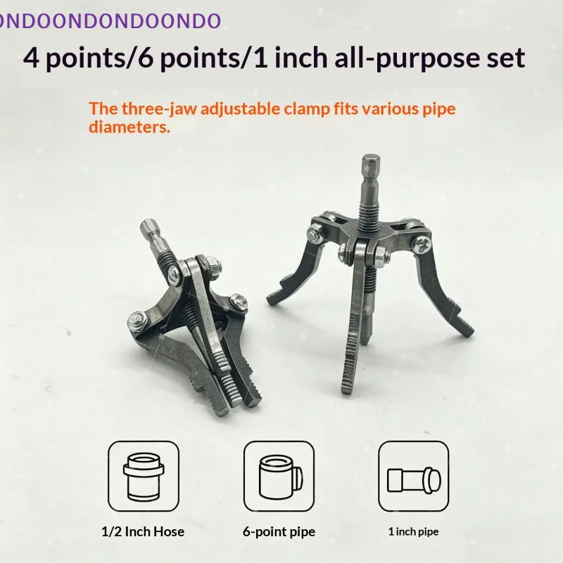 3-Jaw Internal Broken Screw Extractor Tool Broken Bolt Remover Easy Out Extractor Kit For Damaged Screws Bolts And Studs