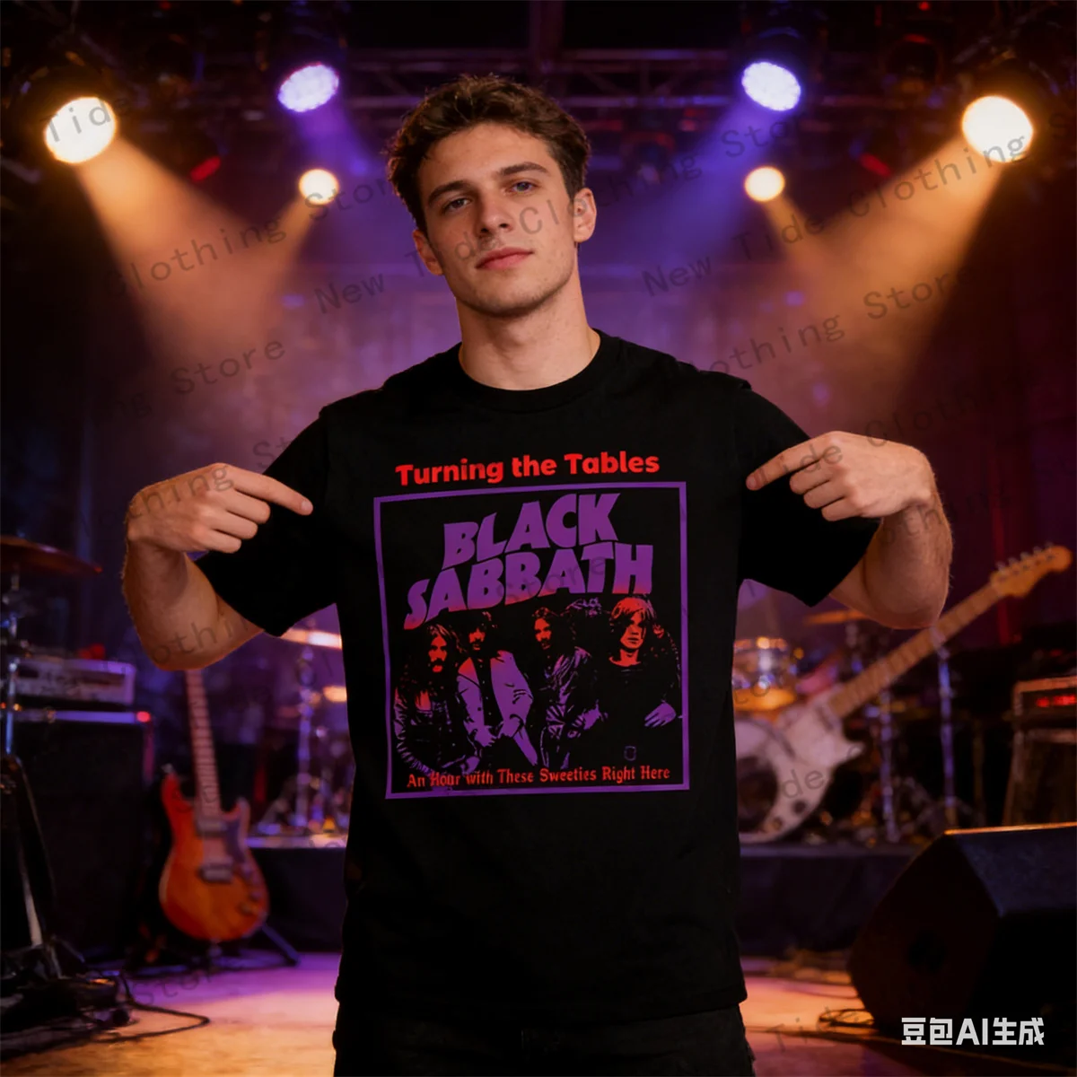 

Футболка Black Metal Rock Band для мужчин и женщин, модная повседневная футболка с графическим принтом, с коротким рукавом, больших размеров, унисекс, 18