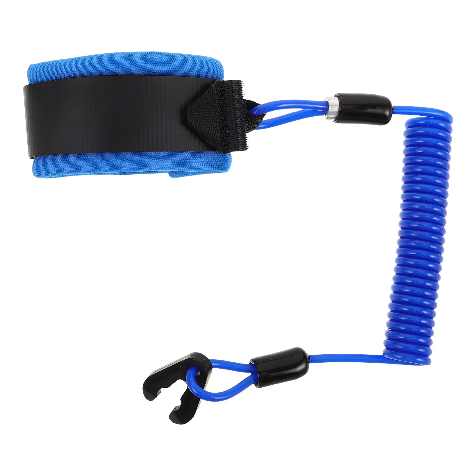 Boat Outboard Motor Kill Lanyard Heavy Duty Floating Emergency Safety Key Wrist Strap Lanyard for Sailing Water Sports