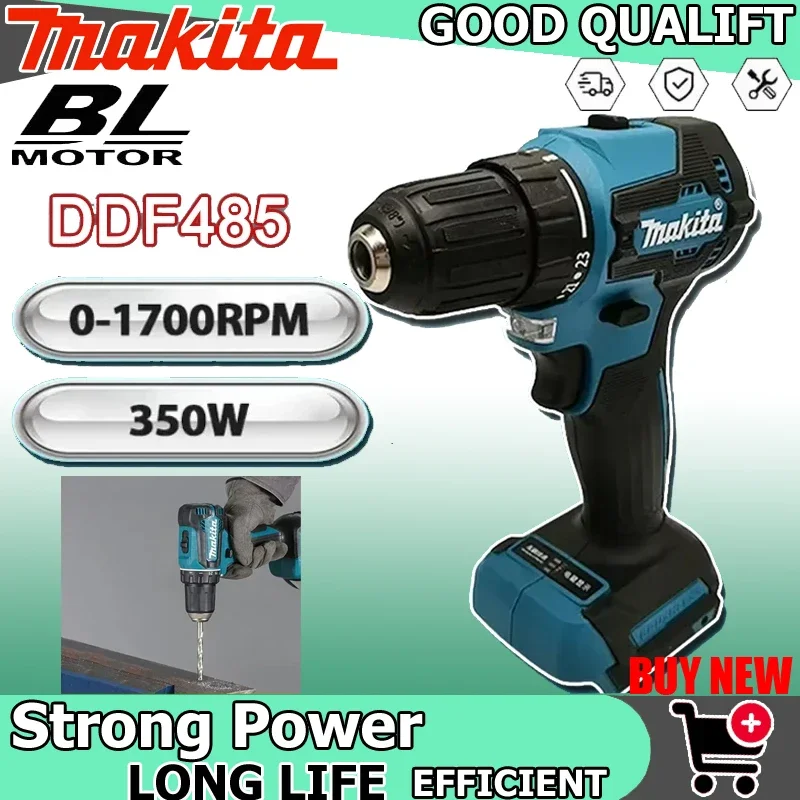 

Новая многофункциональная ударная бесщеточная дрель-шуруповерт Makita DDF485, 10 мм, LXT, компактный аккумуляторный инструмент