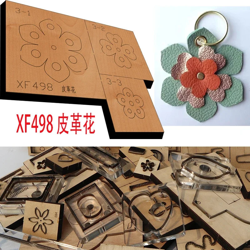 

handmade Wooden flower knife die Leather Craft Punch Hand Tool Cut Knife Mould XF498