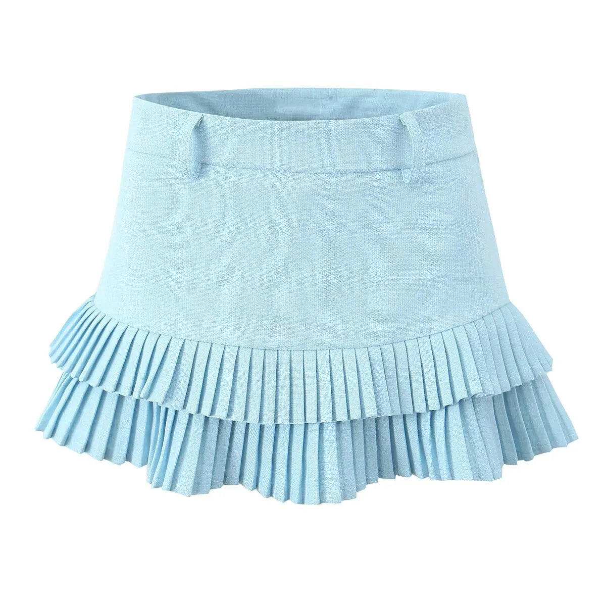 Koreaanse Mode Mini Rokken Vintage Kleding Kawaii Rokken Vrouwen Zomer Harajuku Korte Rokken Voor Vrouw Lage Taille Rokken Geplooid