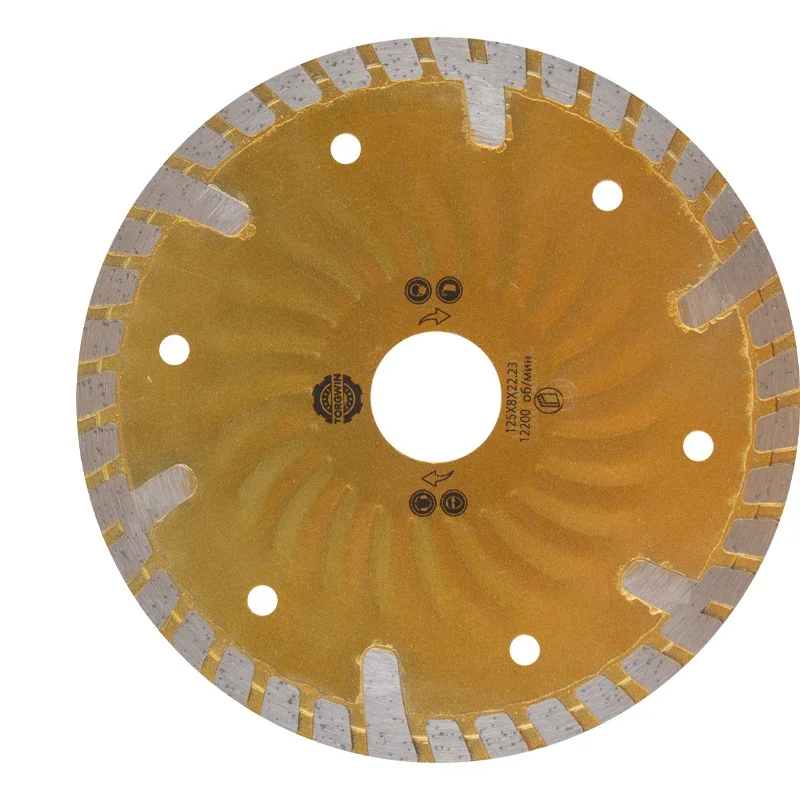 125/230mm Diamond Saw Blade Teeth Guard Dry Wet Cutting Disc 22.23mm for Marble Concrete Porcelain Tile Granite Quartz Stone