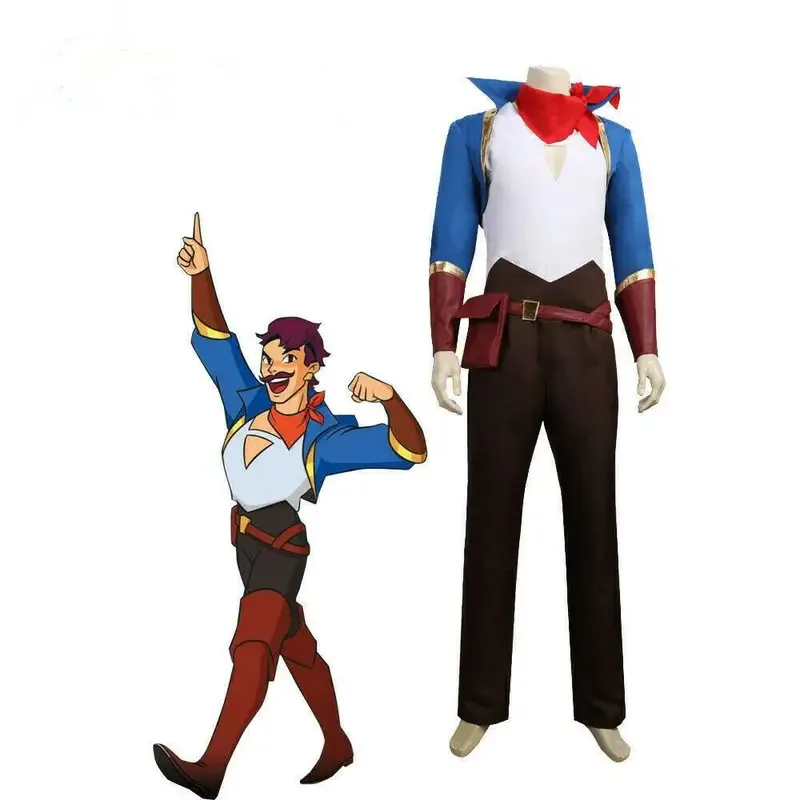 

NewAnime She-Ra Sea Hawk SeaHawk Cosplay Costume Princess of Power Uniform Dresses Christmas Halloween Performance Clothing Set2