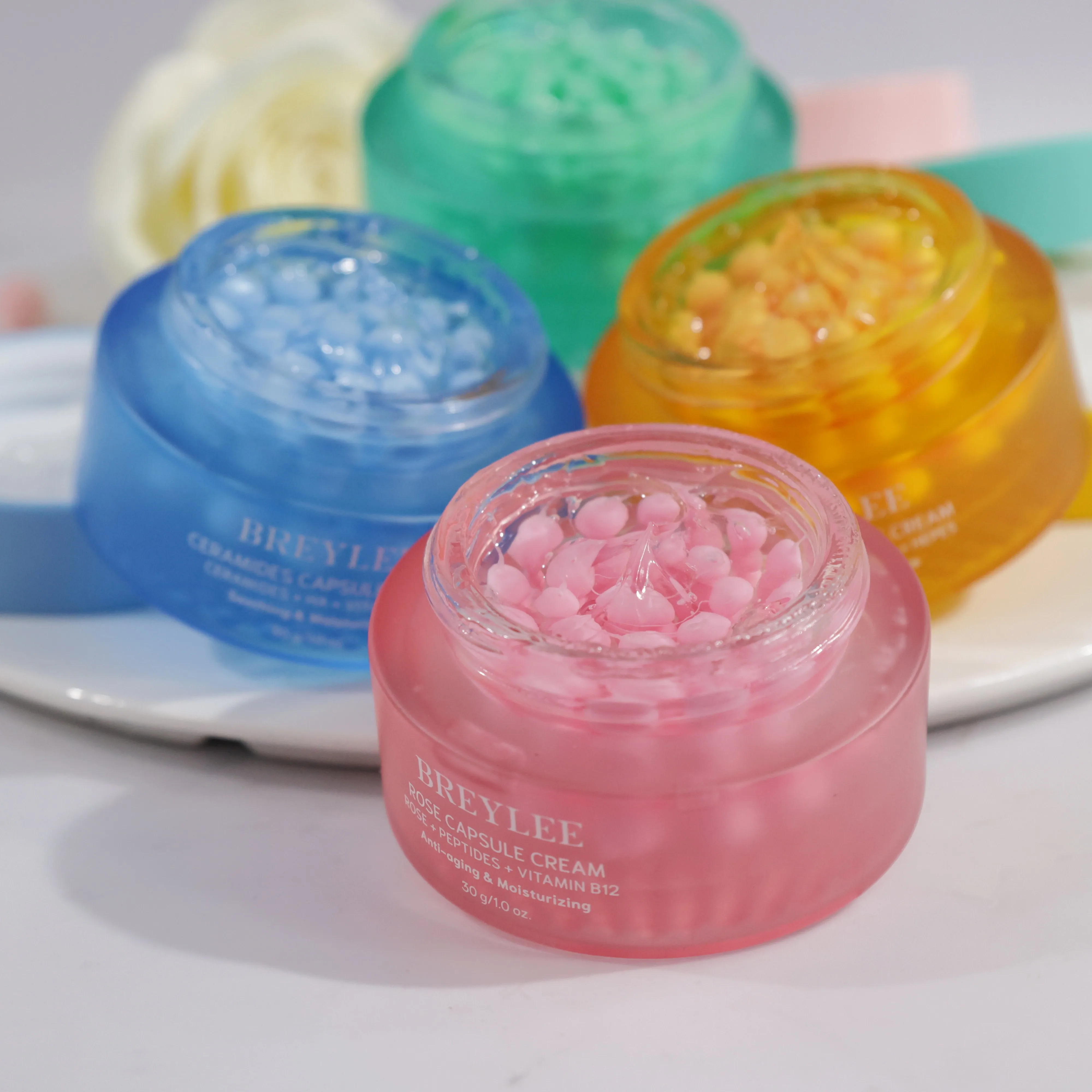 BREYLEE VITAMIN C Feuchtigkeitsspendende, Straffende und Aufhellende Kapselcreme 30G – Detail 5