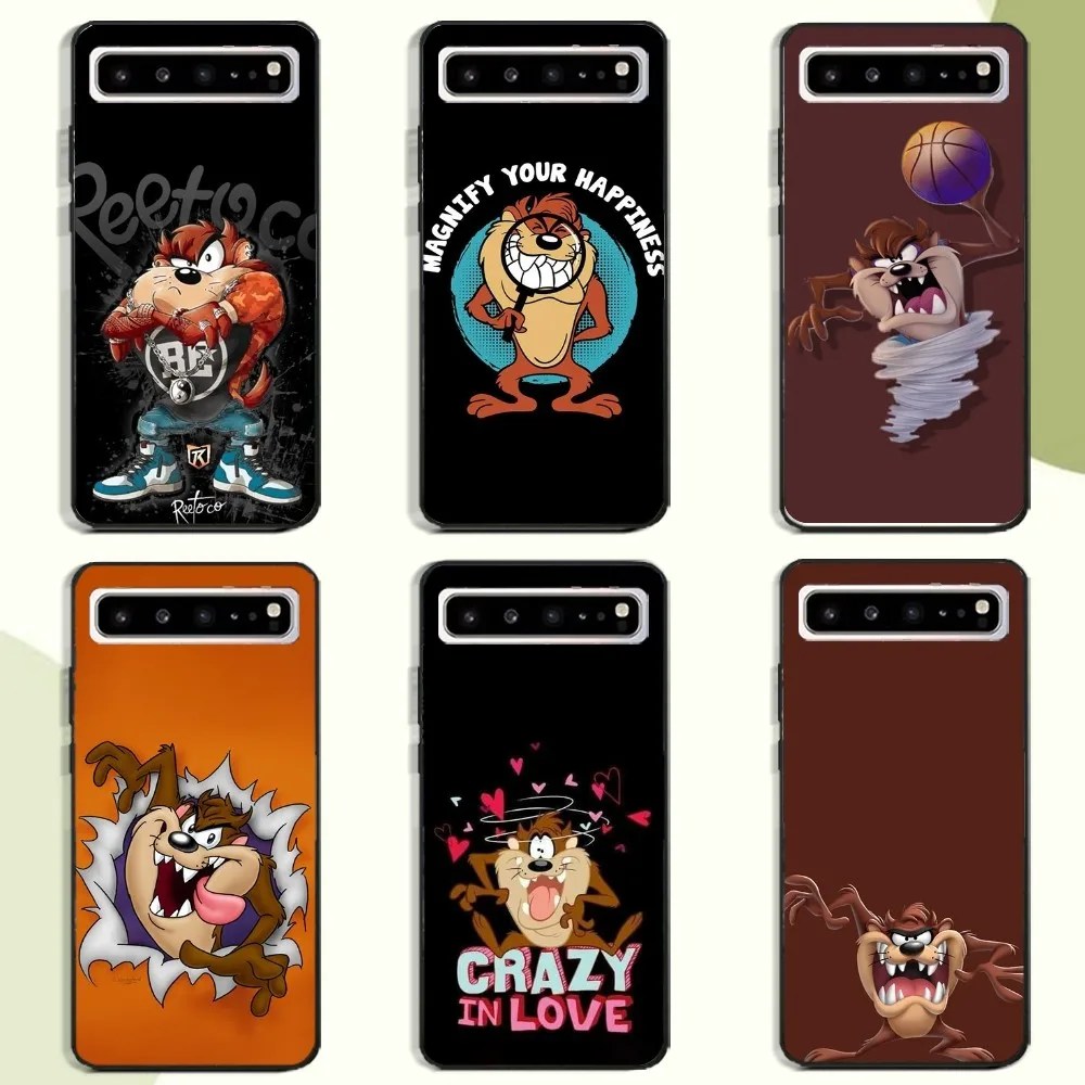 Tasmanian Devil Taz Phone Case For Samsung Galaxy A52 A12 A51 S21 Edge S22ULTRA S23 S24 S20LITE Plus Ultra Black Cover