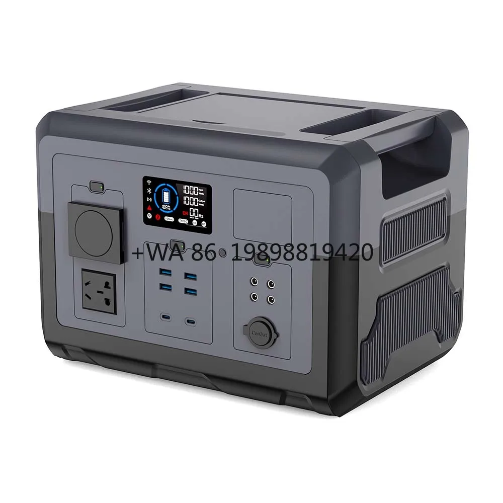 

1000W 1500W Uninterruptible Power Supply Generator Solar Lifepo4 Battery Portable Power Station