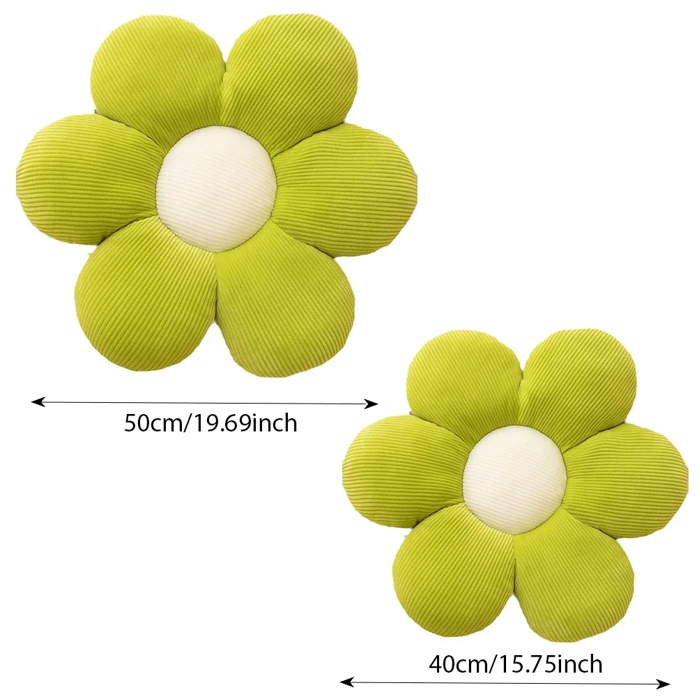 Daisy Flower Pillow Cute Little Daisy Plush Cushion Sofa Bay Window Living Room Tatami Sixpetal Cushion