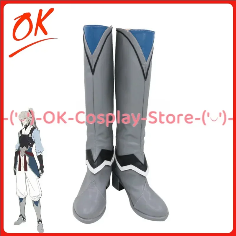 

[На заказ] Honkai Star Rail Paradox Live Jing Yuan обувь для косплея игровой костюм для ролевых игр реквизит карнавальные вечерние ботинки из искусственной кожи